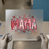 Mama Hearts & Flowers | DTF Transfer Ready to Press | Doodle Heat Transfer