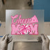 Cheer Mom with Megaphone & Pom | DTF Transfer Ready to Press | Vibrant Heat Transfer