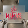 Mama's Valentine Hearts | DTF Transfer Ready to Press | Valentine's Heat Transfer