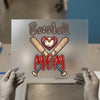 Baseball Mom Hearts & Bats | DTF Transfer Ready to Press | Sports Fan Heat Transfer