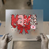 Valentine Mama | DTF Transfer Ready to Press | Red Hearts Heat Transfer