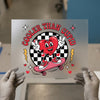 Cooler Than Cupid Skater Heart | DTF Transfer Ready to Press | Retro Heat Transfer