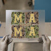 Camo Mama Gold Glitter | DTF Transfer Ready to Press | Rustic Heat Transfer