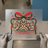 Dog Mama Christmas Gift | DTF Transfer Ready to Press | Festive Holiday Heat Transfer