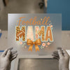Football Mama DTF Transfer Ready to Press | Leopard Floral Heat Transfer