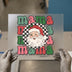 Winking Santa Mama | DTF Transfer Ready to Press | Retro Christmas Heat Transfer