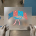 Patriotic Mama Stars & Stripes | DTF Transfer Ready to Press | Retro Heat Transfer