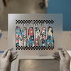 American Mama Floral DTF Transfer Ready to Press | Retro Style Heat Transfer