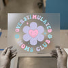 Overstimulated Moms Club | DTF Transfer Ready to Press | Retro Heat Transfer