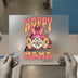 Hoppy Mama Bunny | DTF Transfer Ready to Press | Retro Fun Heat Transfer