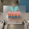 Mama Bunny Retro Stacking | DTF Transfer Ready to Press | Easter Heat Transfer