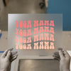 Yoga Mama Retro Wavy Text | DTF Transfer Ready to Press | Groovy Heat Transfer