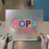 Faith Hope Love DTF Transfer Ready to Press | Inspirational Heat Transfer