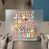 I Believe in Jesus And The Easter Bunny | DTF Transfer Ready to Press | Retro Fun Heat Transfer