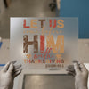 Let Us Come Before Him | DTF Transfer Ready to Press | Autumn Harvest Heat Transfer