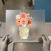 Faith Over Fear Floral Vase | DTF Transfer Ready to Press | Inspirational Heat Transfer