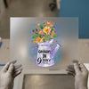 Grown In Grace 2 Peter 3:18 | DTF Transfer Ready to Press | Floral Heat Transfer