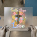 Faith Hope Love Cross | DTF Transfer Ready to Press | Floral Heat Transfer