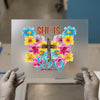 Religious Floral Cross | DTF Transfer Ready to Press | Inspirational Heat Transfer