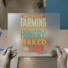 Without Farming Quote | DTF Transfer Ready to Press | Retro Style Heat Transfer