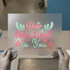 Motivational Quote | DTF Transfer Ready to Press | Empowering Script Heat Transfer