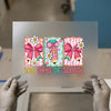 100 Days of School Pencil Bows | DTF Transfer Ready to Press | Cute Heat Transfer