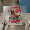 Funny Dinosaur Quote | DTF Transfer Ready to Press | Retro Dino Heat Transfer