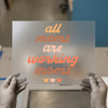 All Moms Are Working Moms | DTF Transfer Ready to Press | Retro Heat Transfer