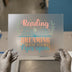 Reading Is Dreaming | DTF Transfer Ready to Press | Literary Heat Transfer