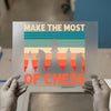 Make the Most of Chess | DTF Transfer Ready to Press | Retro Chess Heat Transfer