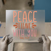 Peace I Leave You DTF Transfer Ready to Press | Inspirational Heat Transfer