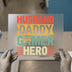 Husband Daddy Gamer Hero | DTF Transfer Ready to Press | Retro Gaming Heat Transfer