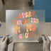 Over Stimulated Moms Club DTF Transfer Ready to Press | Retro Groovy Heat Transfer