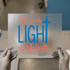 Let Your Light Shine | DTF Transfer Ready to Press | Inspirational Heat Transfer