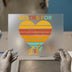 Besties For Life Heart | DTF Transfer Ready to Press | Retro Friendship Heat Transfer