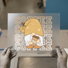 Coffee Gnome Lover | DTF Transfer Ready to Press | Cozy Heat Transfer
