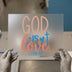 God is Love | DTF Transfer Ready to Press | Faith-Inspired Heat Transfer