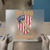 American Fisherman DTF Transfer Ready to Press | Patriotic Fishing Heat Transfer