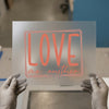 Love One Another Bible Verse | DTF Transfer Ready to Press | Faith Heat Transfer