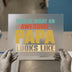 Awesome Papa Quote | DTF Transfer Ready to Press | Retro Style Heat Transfer