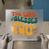 The Lord Blesses You DTF Transfer | Ready to Press | Retro Floral Heat Transfer