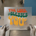 The Lord Blesses You DTF Transfer | Ready to Press | Retro Floral Heat Transfer