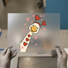 Cute Goose with Hearts | DTF Transfer Ready to Press | Cartoon Heat Transfer