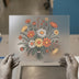 Boho Floral Bouquet | DTF Transfer Ready to Press | Retro Heat Transfer