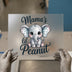 Mama's Lil Peanut Elephant | DTF Transfer Ready to Press | Cute Heat Transfer