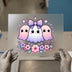 Kawaii Pastel Ghosts & Flowers | DTF Transfer Ready to Press | Cute Heat Transfer