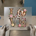 Farmhouse Cow Love Letters | DTF Transfer Ready to Press | Rustic Floral Heat Transfer