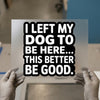 Funny Dog Lover Quote | DTF Transfer Ready to Press | Bold Statement Heat Transfer