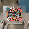 See the Good Be the Good | DTF Transfer Ready to Press | Floral Retro Heat Transfer