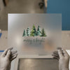 Merry & Bright Christmas Trees | DTF Transfer Ready to Press | Holiday Heat Transfer